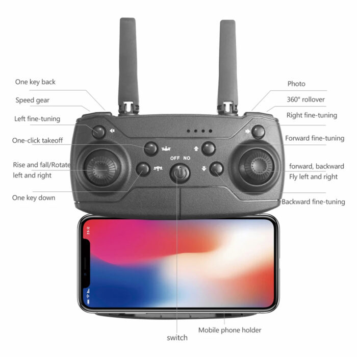 4k Professional Drone E88 4K Wide-Angle HD 1080P - Image 4