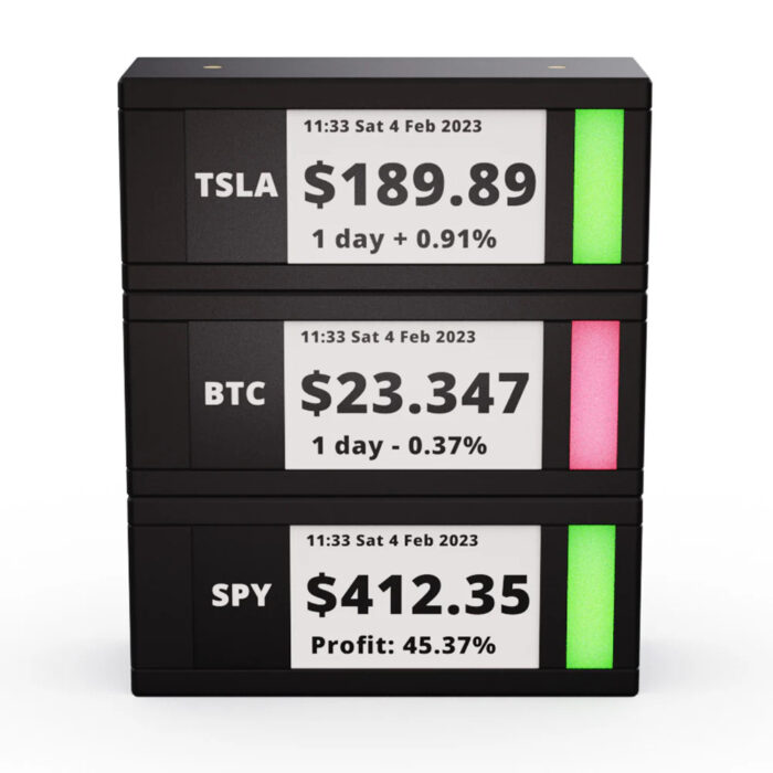 TickrMeter Physical E-Ink Stock Ticker Display - Image 4