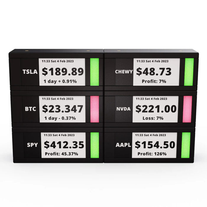 TickrMeter Physical E-Ink Stock Ticker Display - Image 5